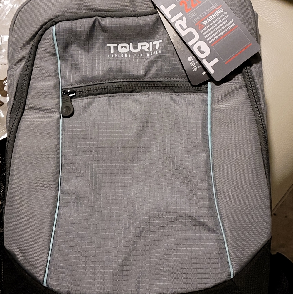 Tourit cooler backpack. New, never used.